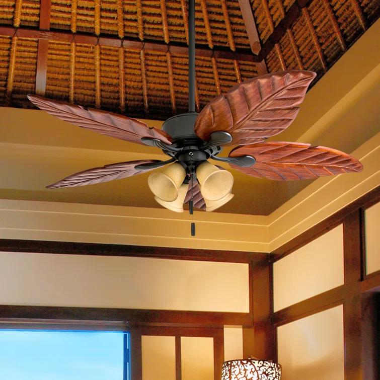 Honeywell 52" Royal Palm Tropical 5 Blade Ceiling Fan