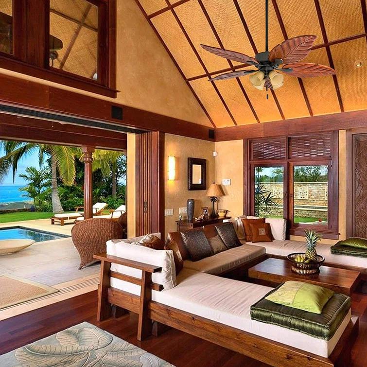 Honeywell 52" Royal Palm Tropical 5 Blade Ceiling Fan