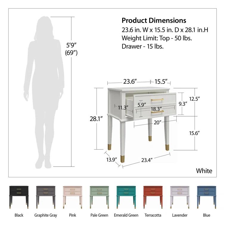 Westerleigh 1-Drawer Nightstand