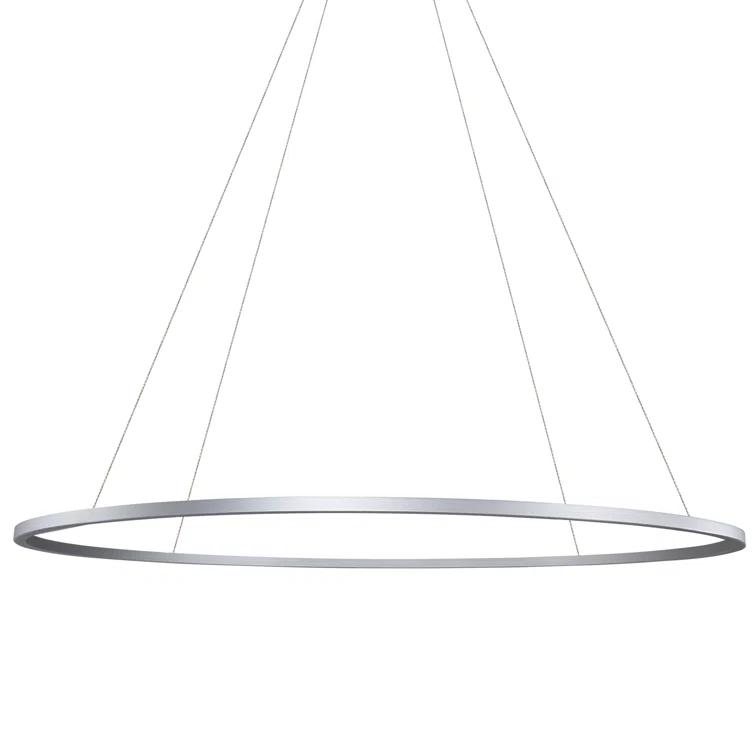 Tania 100-277V ETL Certified Integrated LED Height Adjustable Ring Chandelier