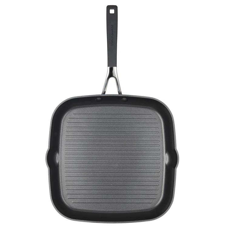 KitchenAid® KitchenAid Hard Anodized Nonstick Cookware Pots and Pans Set, 4 Piece, Onyx Black