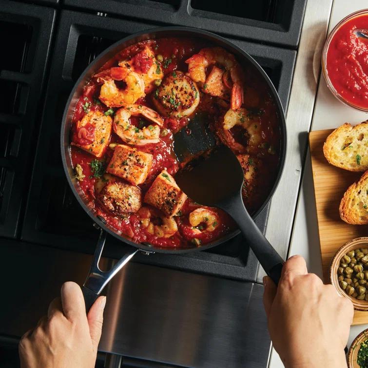 KitchenAid® KitchenAid Hard Anodized Nonstick Cookware Pots and Pans Set, 4 Piece, Onyx Black
