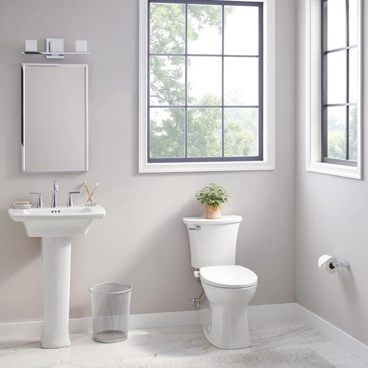 AquaWash Elongated Toilet Seat Bidet