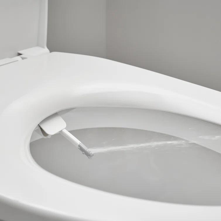 AquaWash Elongated Toilet Seat Bidet