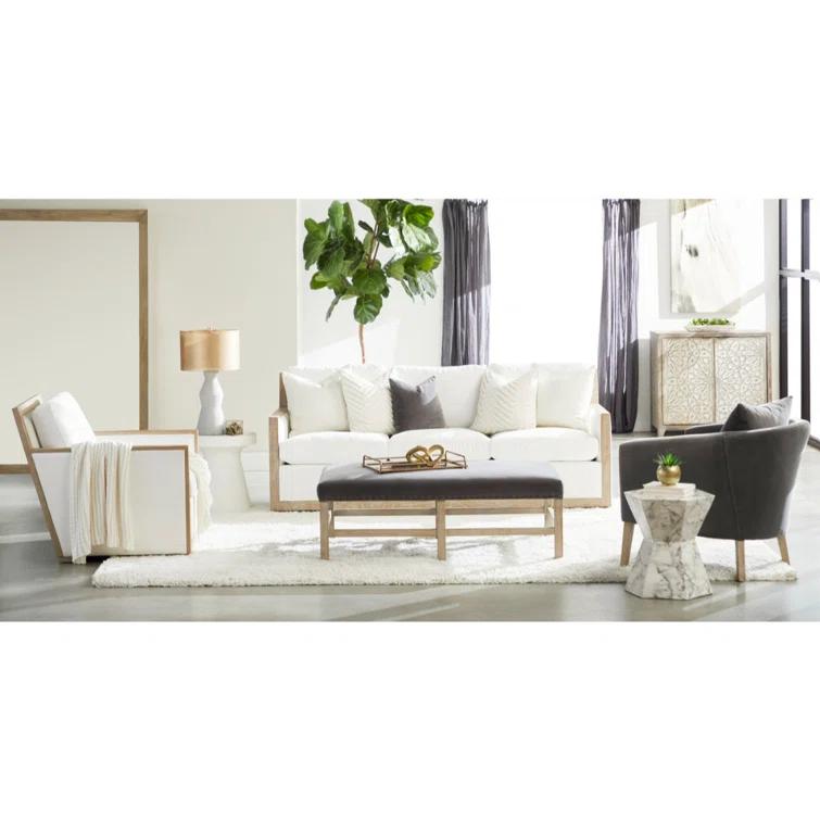 Risy Indoor/Outdoor Round Side Table - Ivory