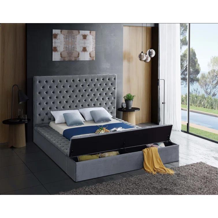 Johnnay Upholstered Platform Storage Bed