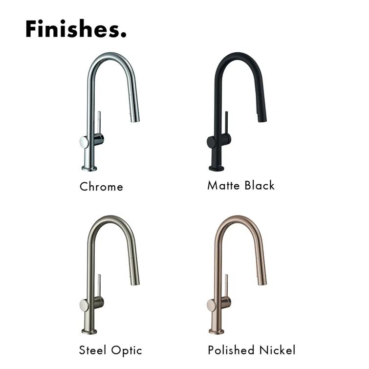 hansgrohe Talis N HighArc Kitchen Faucet, A-Style 2-Spray Pull-Down, 1.75 GPM