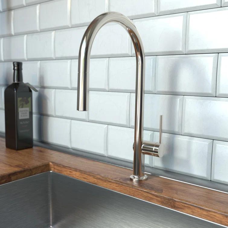 hansgrohe Talis N HighArc Kitchen Faucet, O-Style 2-Spray Pull-Down, 1.75 GPM