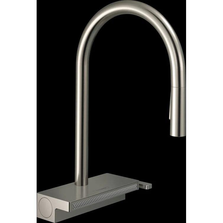 Aquno Select 3-Spray Kitchen Faucet with Pull-Down Spout, 1.75