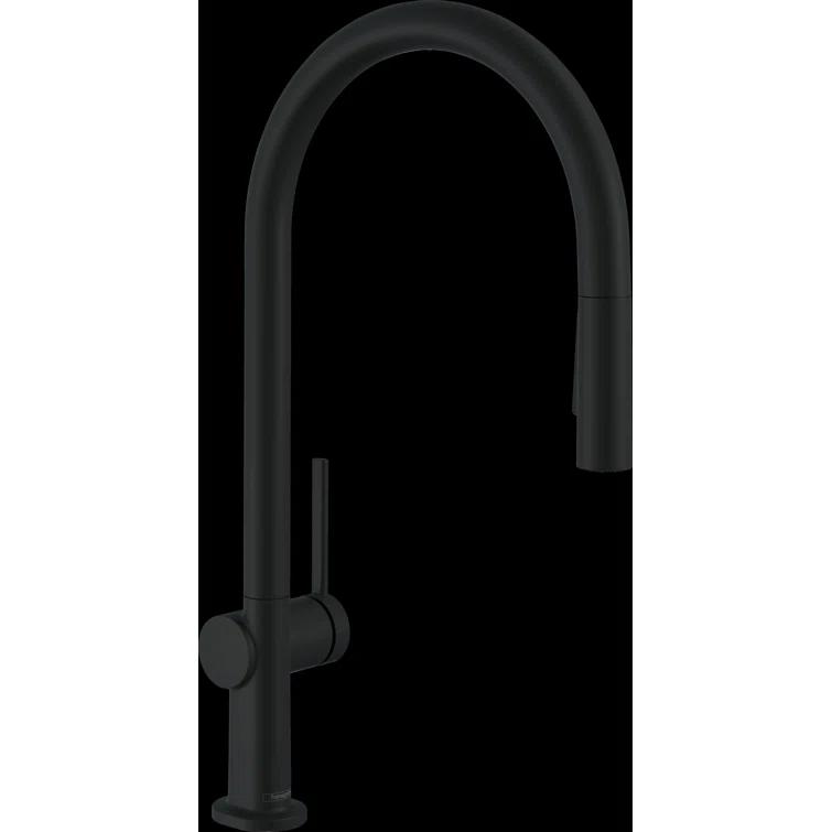 hansgrohe Talis N HighArc Kitchen Faucet, O-Style 2-Spray Pull-Down, 1.75 GPM