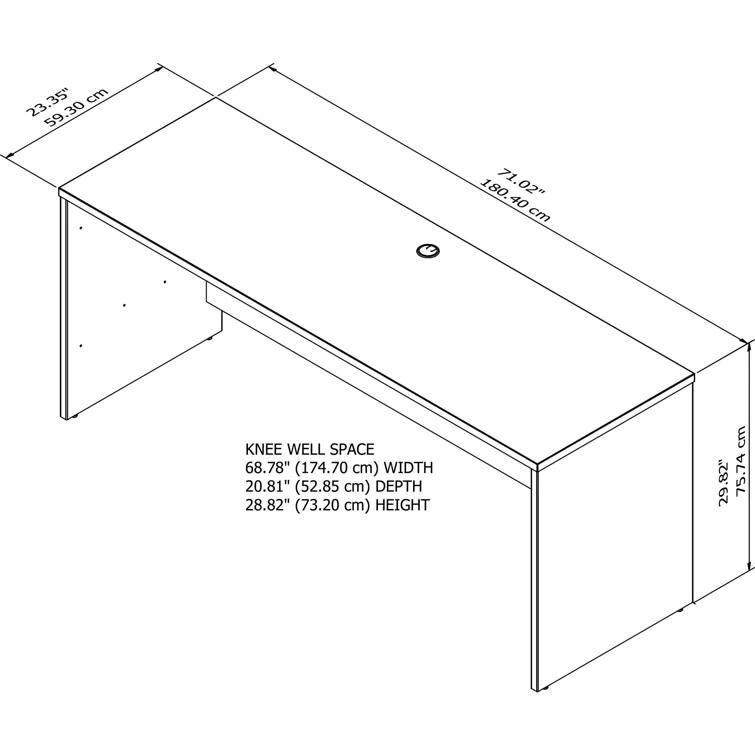 Office 500 72'' Desk