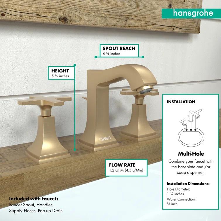 Metropol Classic Widespread Bathroom Faucet