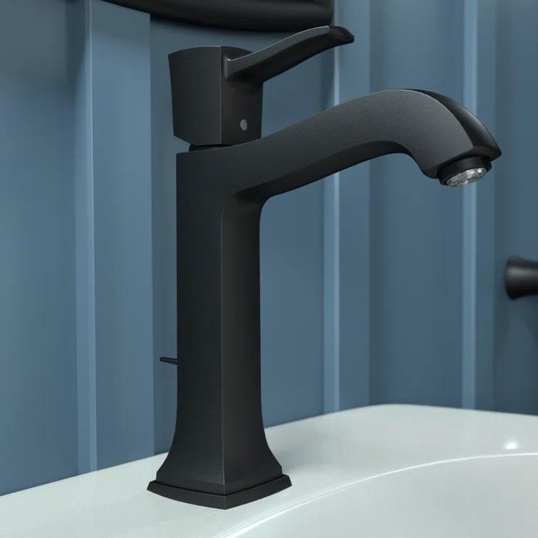 Hansgrohe Metropol Classic Single-Hole Faucet 160 with Drain Assembly, 1.2 GPM
