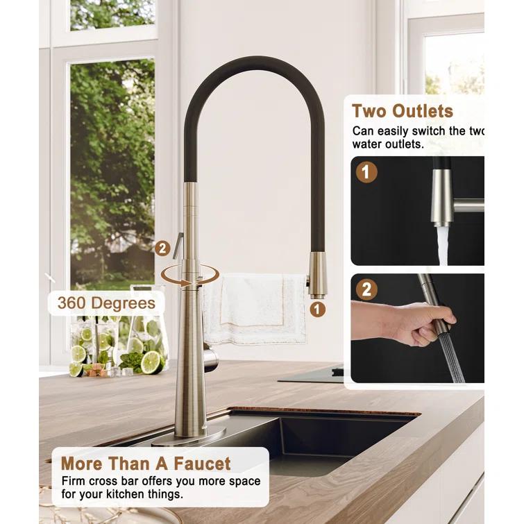 30" L x 22" W Apron Farmhouse Kitchen Sink with Faucet Included