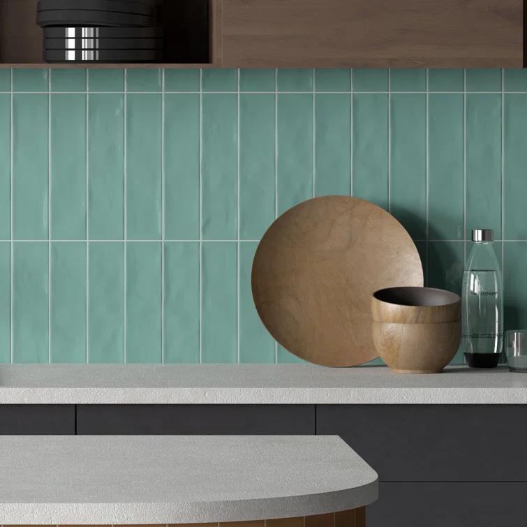 Supreme Tile Zarati 2.95 in. X 11.81 in. Polished Ceramic Subway Wall Tile