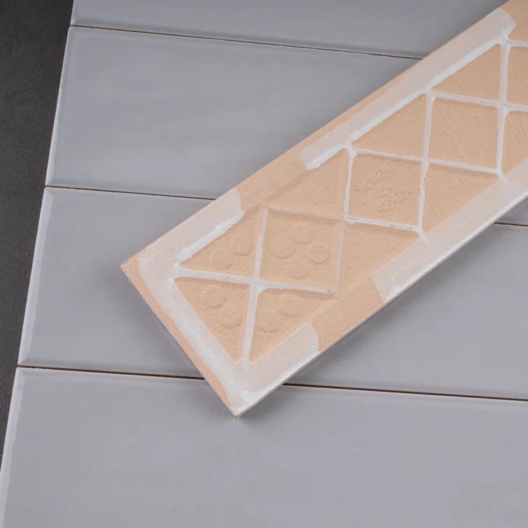 Supreme Tile Zarati 2.95 in. X 11.81 in. Polished Ceramic Subway Wall Tile