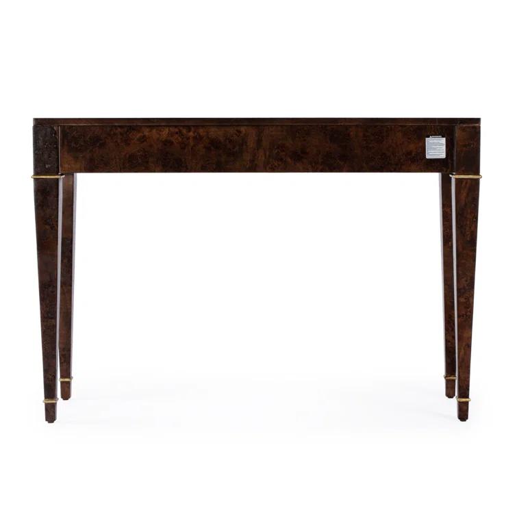 Kai 2 Drawer 45" Burl Wood Console Table
