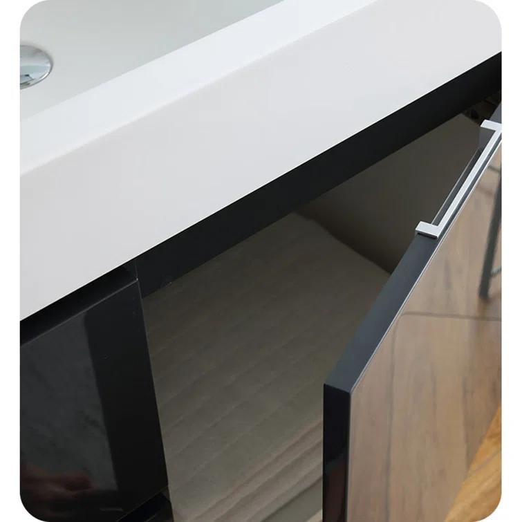 Valencia 60" Wall Mount Single Sink Bathroom Vanity with Top and Sink (Faucet Not Included)