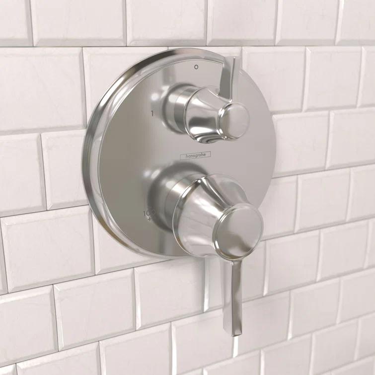 Metris C Thermostatic Shower Trim with Volume Control Valve Trim Only