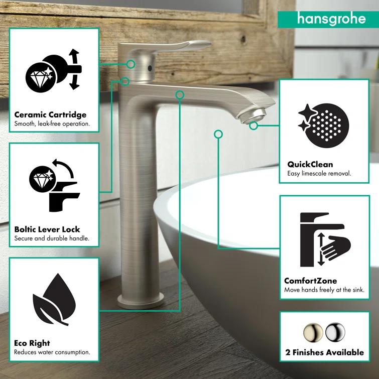 Metris E Vessel Sink Faucet