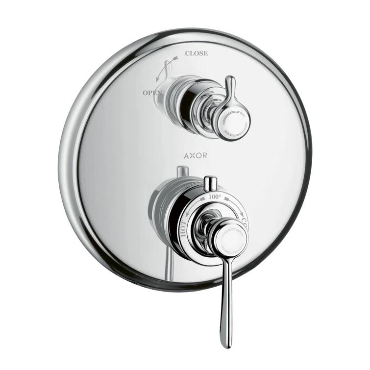 Axor Montreux Chrome Thermostatic Trim with Volume Control