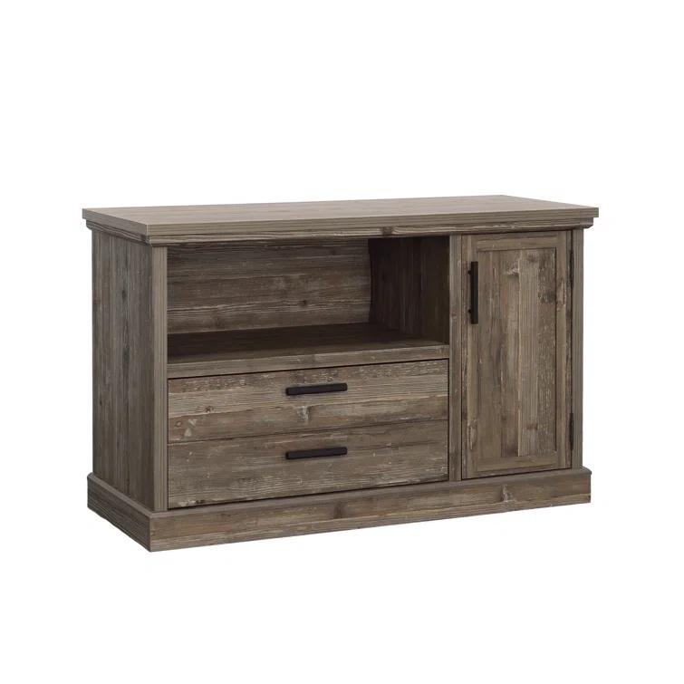 Aspen Post 47.09'' Wide 1 - Drawer Filing Credenza with Cable Management