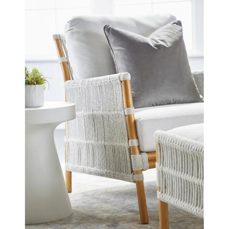 Risy Indoor/Outdoor Round Side Table - Ivory