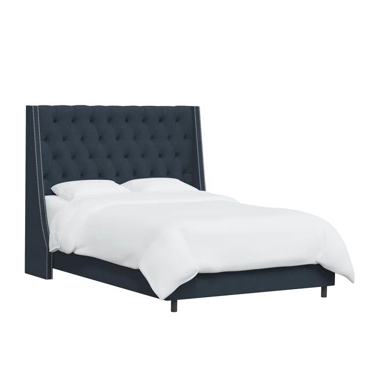 Annabel Upholstered Wingback Bed