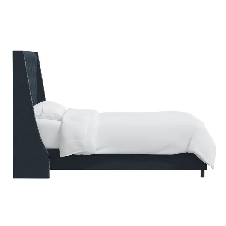 Annabel Upholstered Wingback Bed