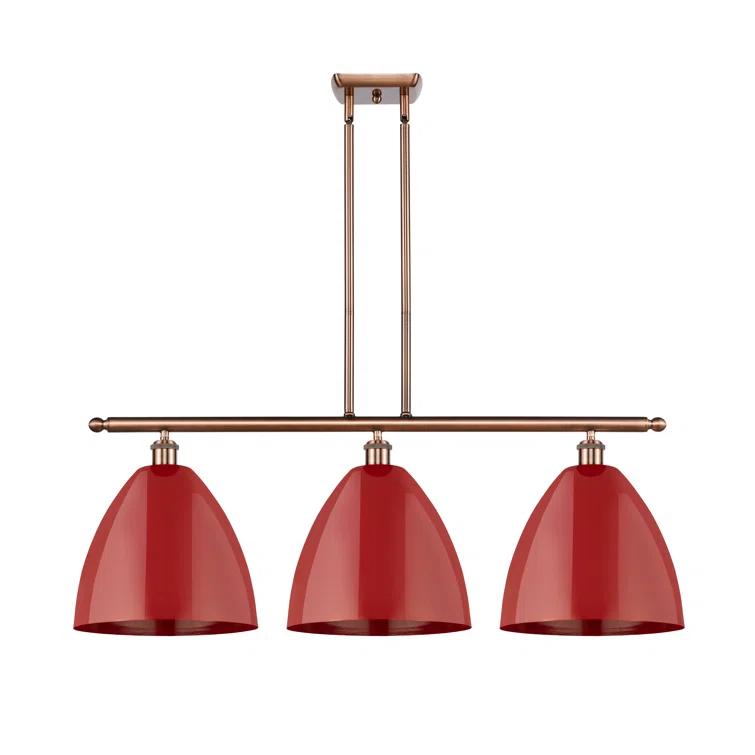 Plymouth Dome 3 - Light Kitchen Island Pendant