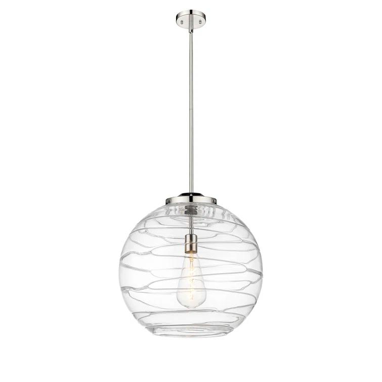 Innovations Lighting Athens Deco Swirl 1 - Light Single Drop Pendant Pendant