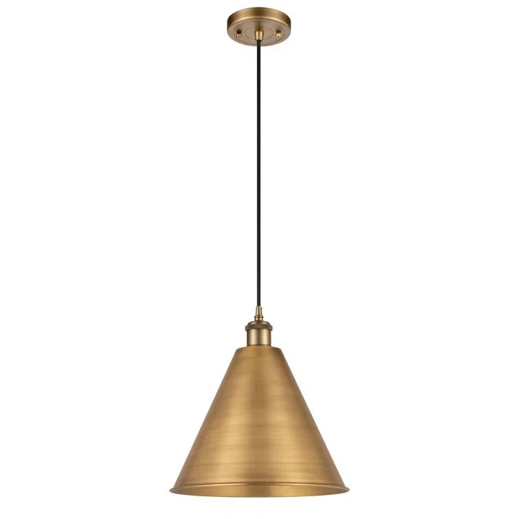 Ballston Cone 1 - Light Single Drop Pendant Pendant