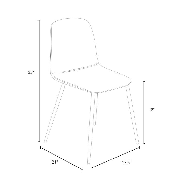 Kody Comfort+ Vegan Leather Dining Chair