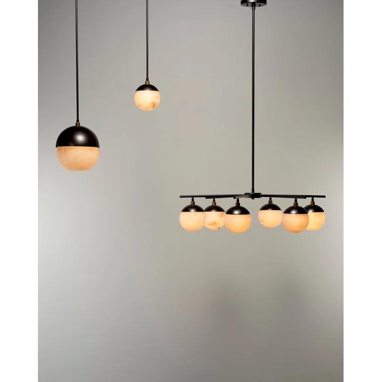 Metro 1 - Light Oil Rubbed Bronze Globe Pendant