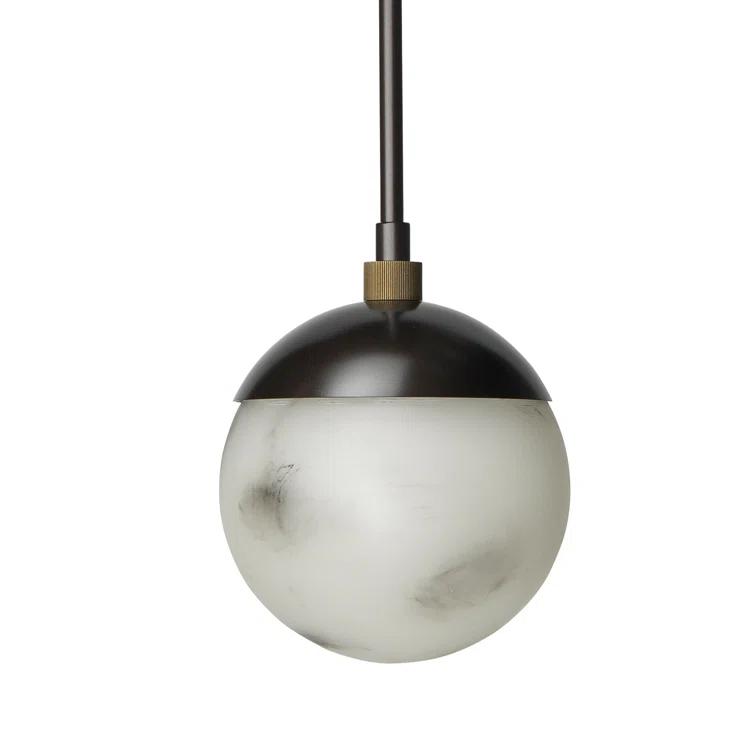 Metro 1 - Light Oil Rubbed Bronze Globe Pendant