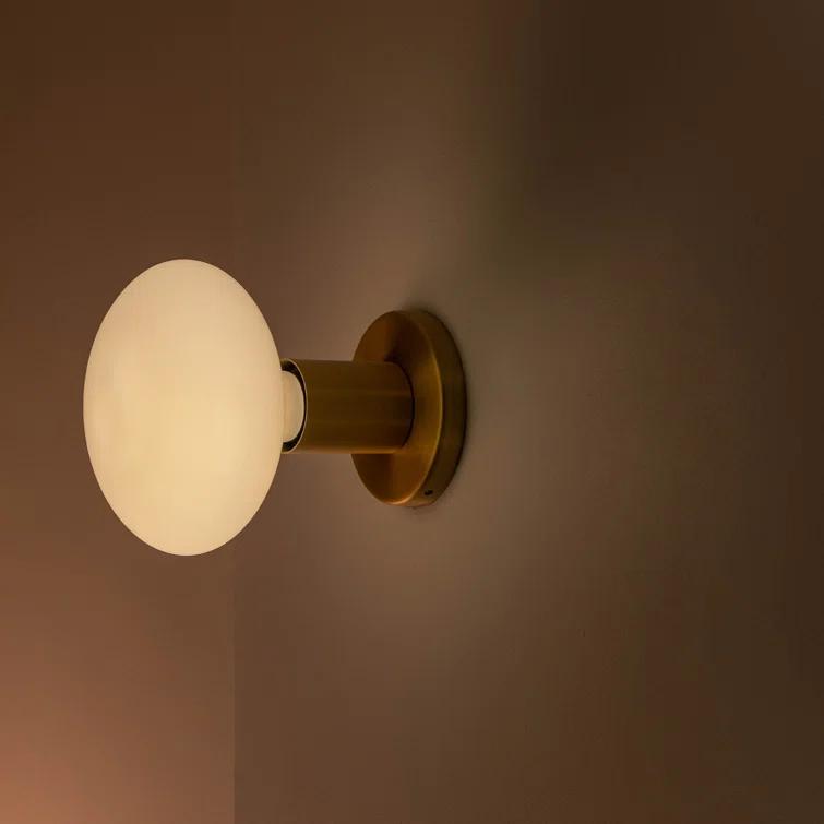 Lochan Outdoor Sconce with Oval by Tala - Brass