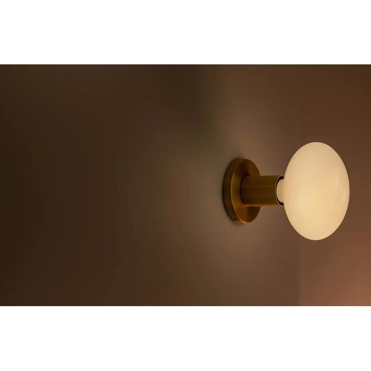 Lochan Outdoor Sconce with Oval by Tala - Brass