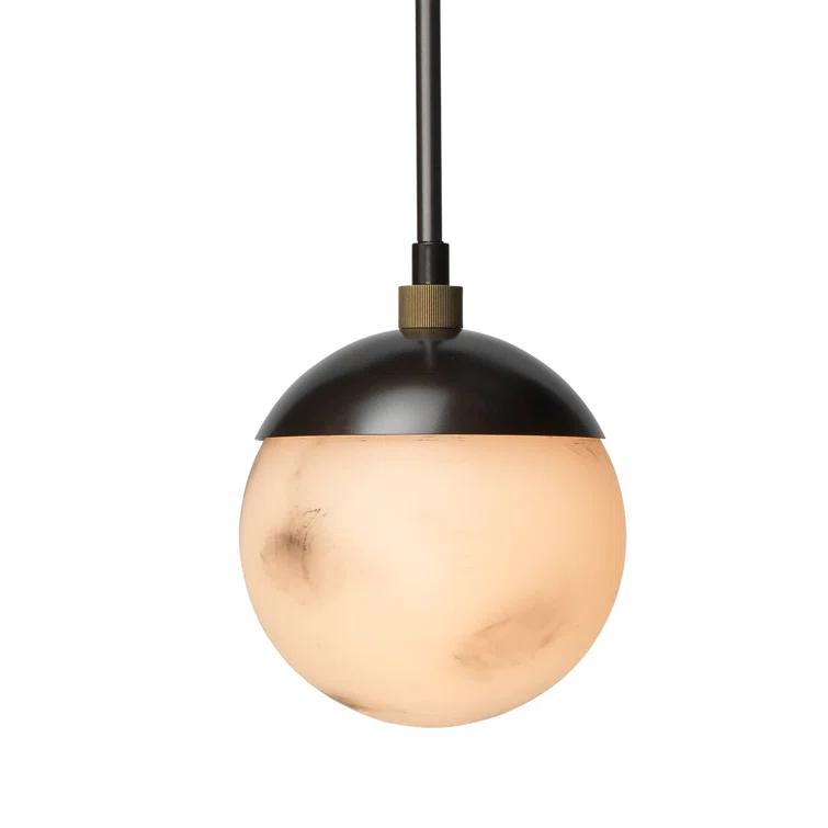 Metro 1 - Light Oil Rubbed Bronze Globe Pendant