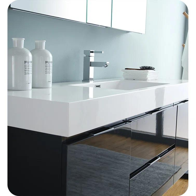 Valencia 60" Wall Mount Single Sink Bathroom Vanity Base Only (Top and Sink Not Included)