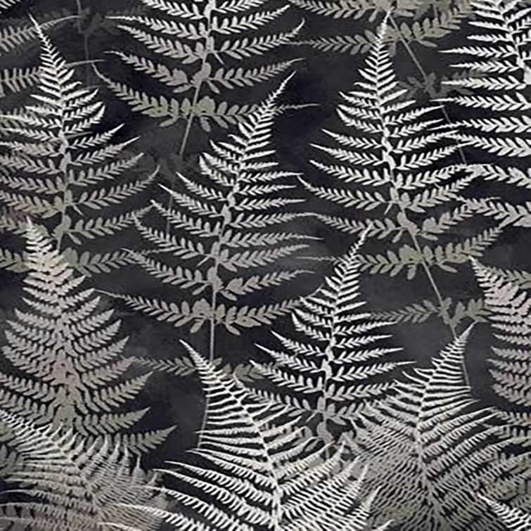 Clarissa Hulse Woodland Fern Charcoal Removable Wallpaper