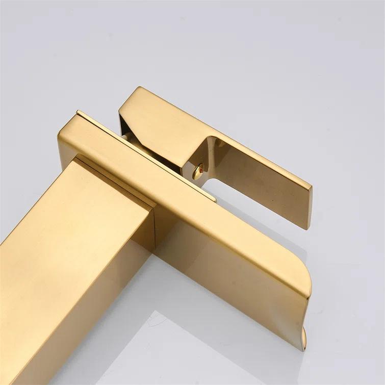 AWZTOO AZ-CH-0008 Single-Hole Single-handle Bathroom Faucet with Drain Assembly
