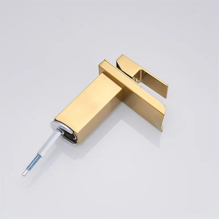 AWZTOO AZ-CH-0008 Single-Hole Single-handle Bathroom Faucet with Drain Assembly