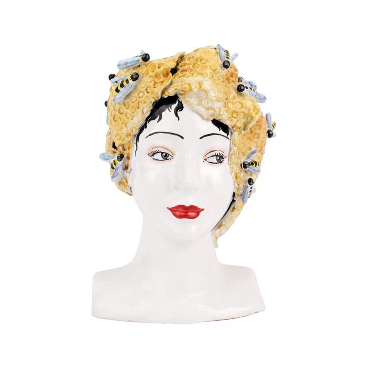 VIETRI Sicilian Heads Honeycomb Head