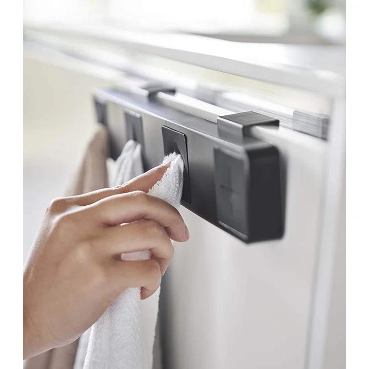 Yamazaki Home Yamazaki Home Self Adhesive Towel Holder, Plastic, No Assembly Req. 5198