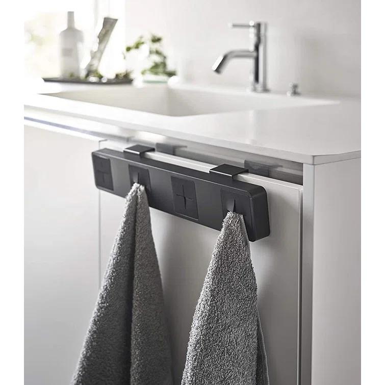 Yamazaki Home Yamazaki Home Self Adhesive Towel Holder, Plastic, No Assembly Req. 5198