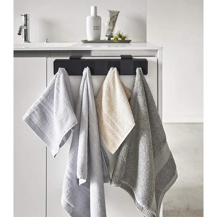 Yamazaki Home Yamazaki Home Self Adhesive Towel Holder, Plastic, No Assembly Req. 5198