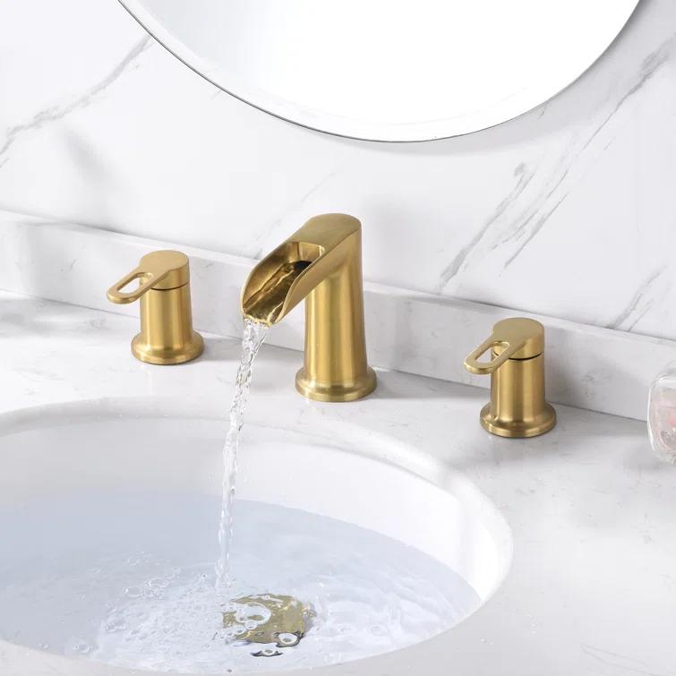 VividFall 8 in. Widespread 2-Handle Bathroom Faucet
