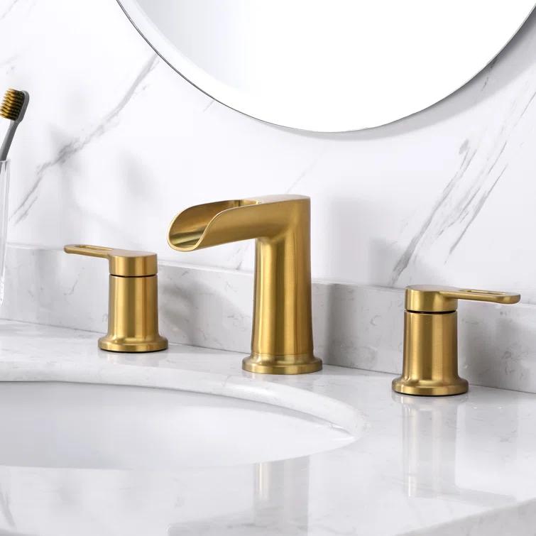 VividFall 8 in. Widespread 2-Handle Bathroom Faucet