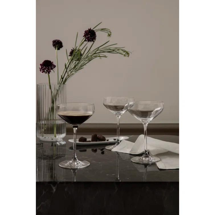 Elegant White Porcelain Fluted Table Vase