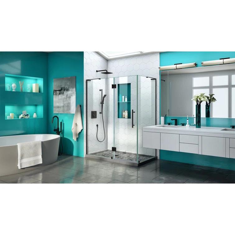 DreamLine Quatra Plus 46.38" x 72" Rectangle Shower Enclosure SHEN-1434460-09